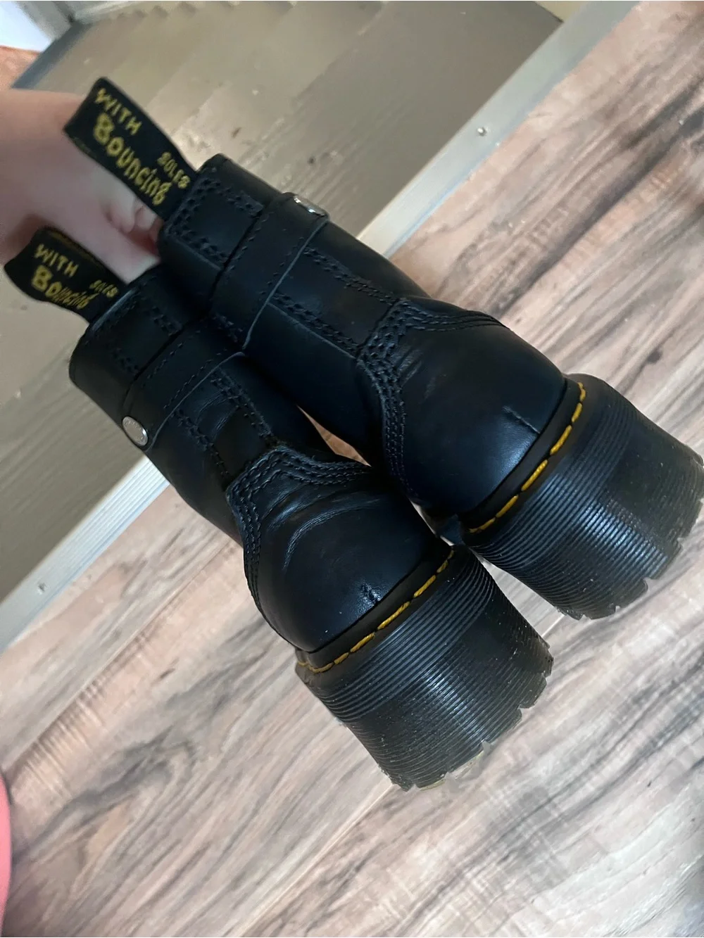 Dr. Martens black leather